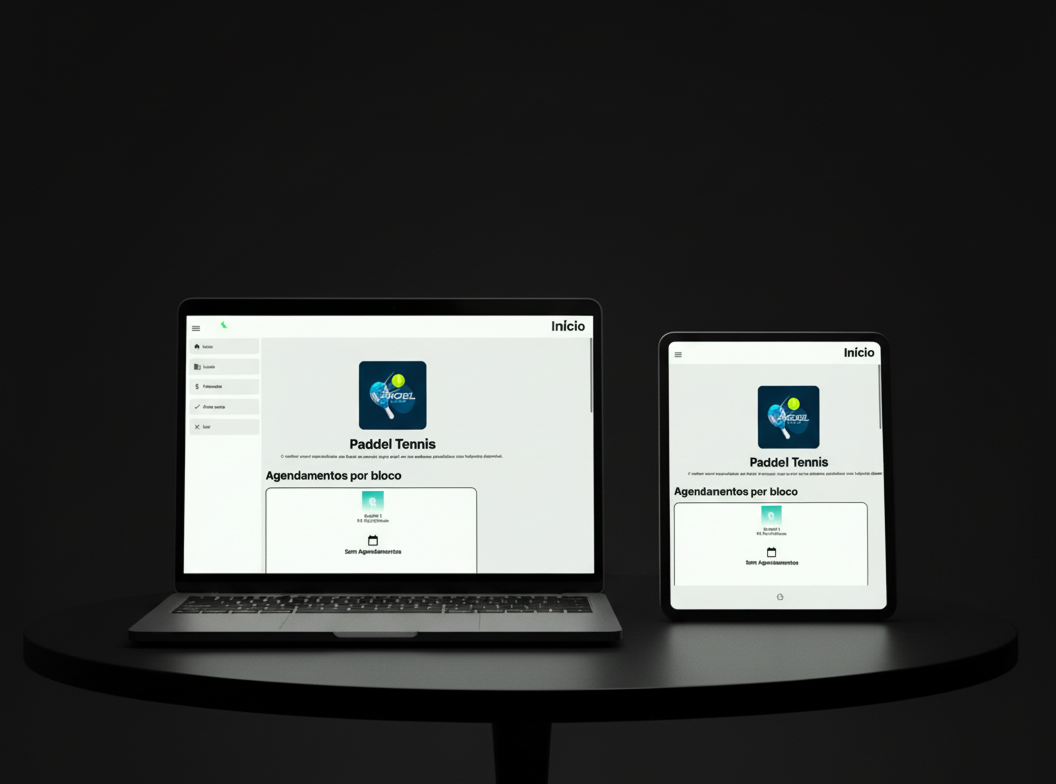 Demonstração em dispositivos do iFute Backoffice