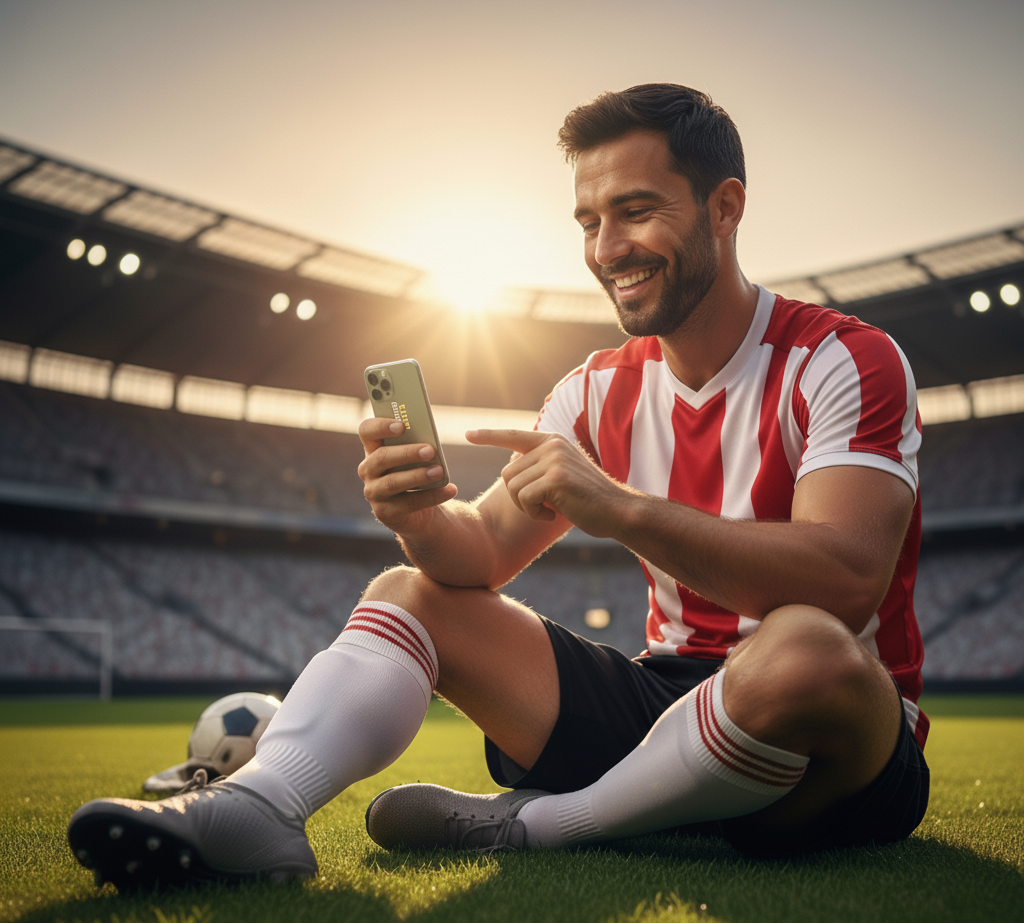 Captura de tela do App iFute mostrando horários agendados